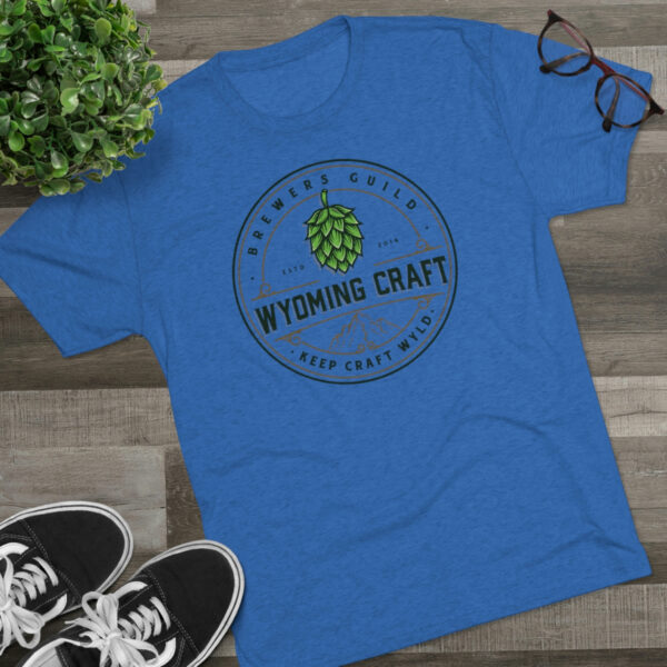Wyoming Craft Brewers Guild Men's Tri-Blend T-Shirt - Image 23