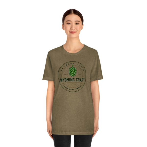 Wyoming Craft Brewers Guild Logo Men's T Shirt - Image 19