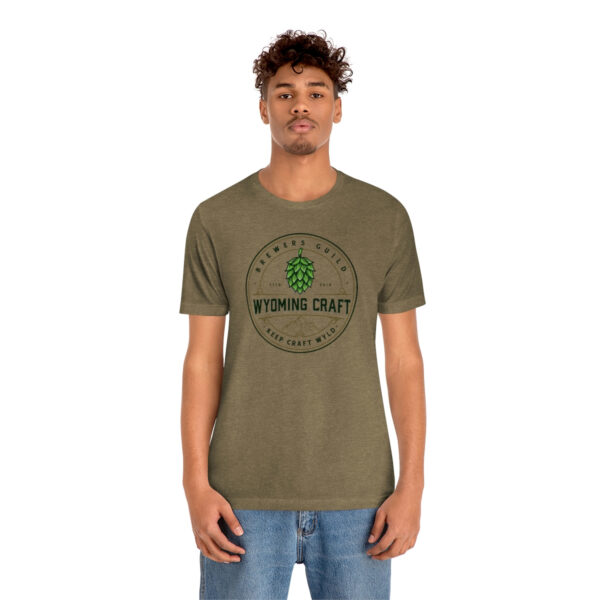 Wyoming Craft Brewers Guild Logo Men's T Shirt - Image 20