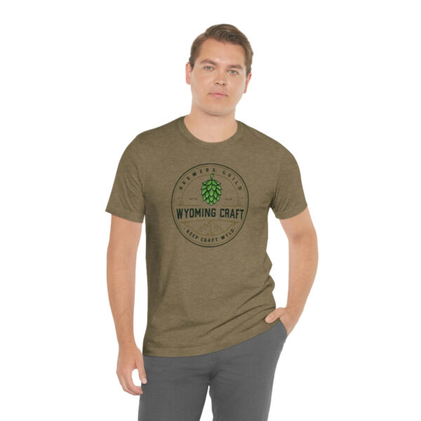 Wyoming Craft Brewers Guild Logo Men's T Shirt - Image 22