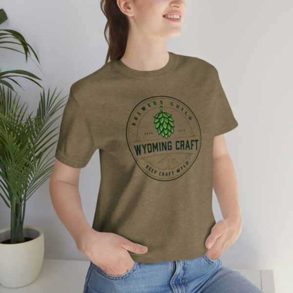 Wyoming Craft Brewers Guild Logo Men's T Shirt - Image 23