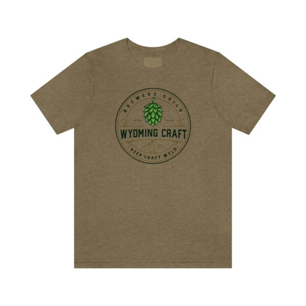 Wyoming Craft Brewers Guild Logo Men's T Shirt - Image 17
