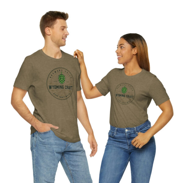 Wyoming Craft Brewers Guild Logo Men's T Shirt - Image 24