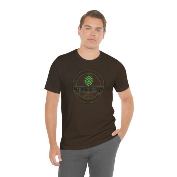 Wyoming Craft Brewers Guild Logo Men's T Shirt - Image 14