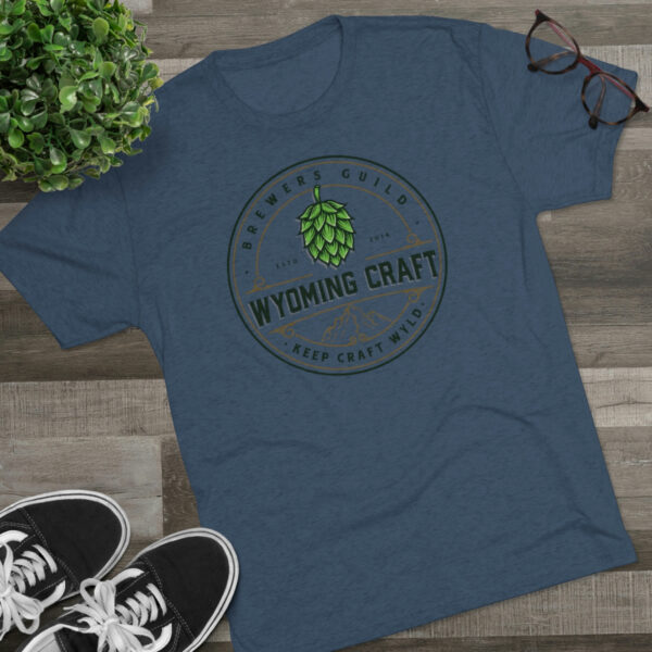 Wyoming Craft Brewers Guild Men's Tri-Blend T-Shirt - Image 27
