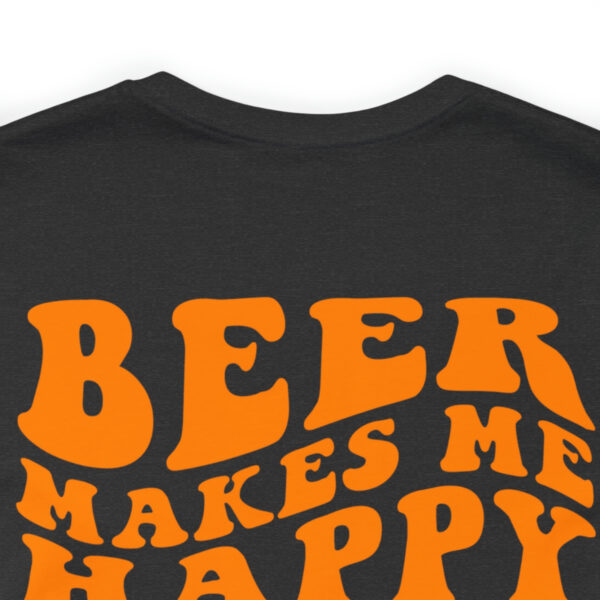 Beer Makes Me Happy Elizabeth Brewing Men's Cotton/Poly t-shirt - Image 84