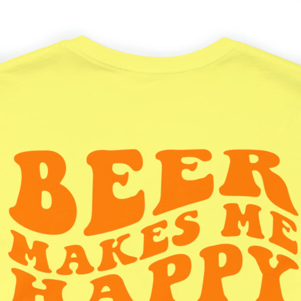 Beer Makes Me Happy Elizabeth Brewing Men's Cotton/Poly t-shirt - Image 60