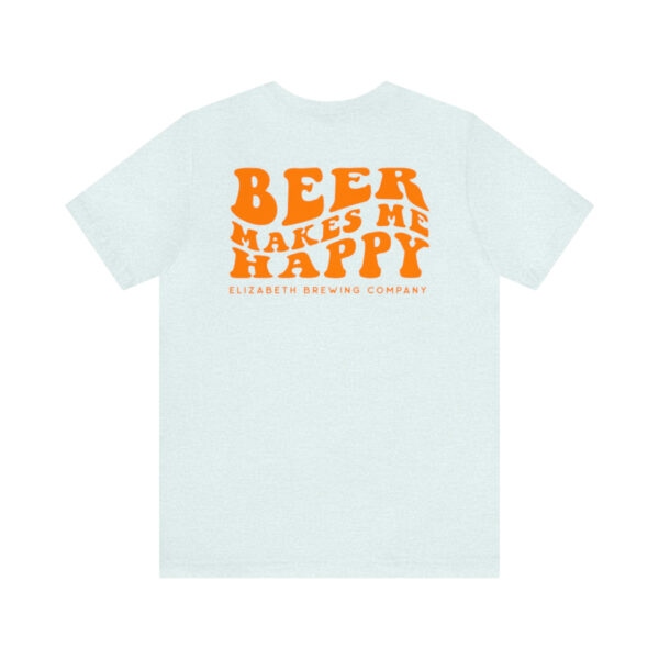 Beer Makes Me Happy Elizabeth Brewing Men's Cotton/Poly t-shirt