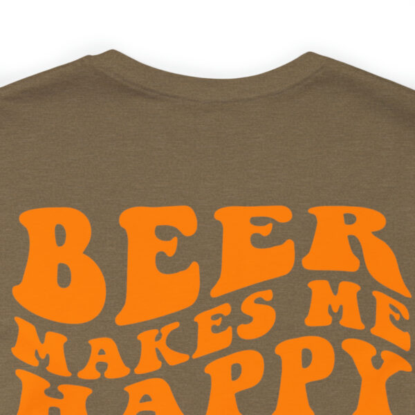 Beer Makes Me Happy Elizabeth Brewing Men's Cotton/Poly t-shirt - Image 48
