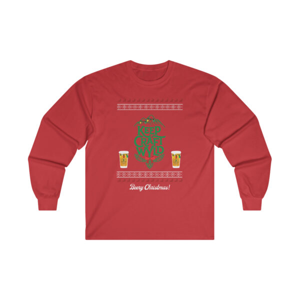 Wyoming Craft Brewers Guild Beery Christmas Unisex Long Sleeve T-shirt - Image 7