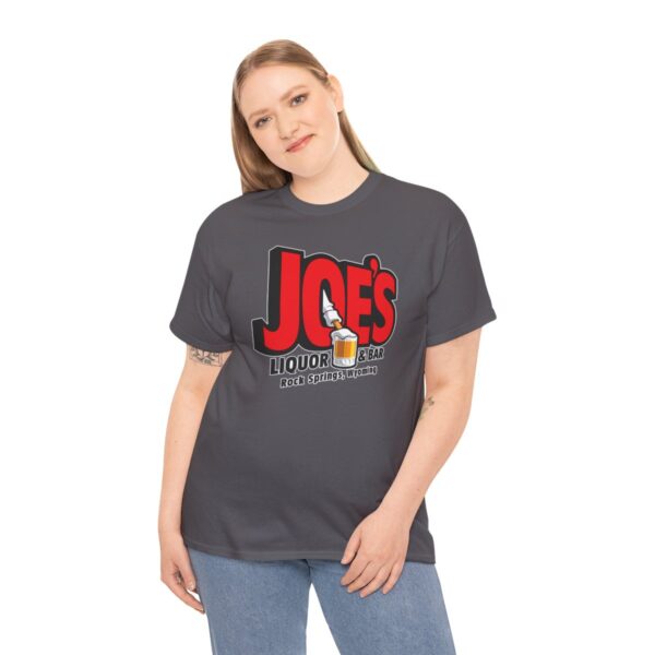 Joe's Liquor & Bar Men's Heavy Cotton T-shirt - Image 120