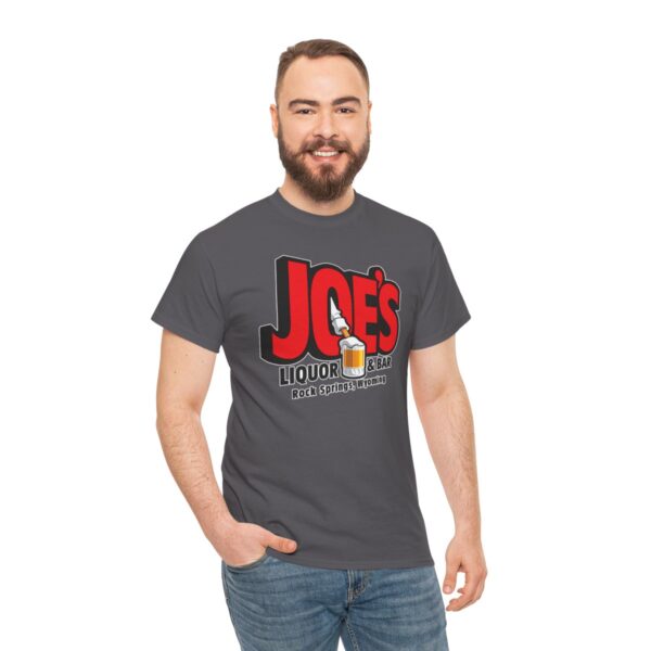 Joe's Liquor & Bar Men's Heavy Cotton T-shirt - Image 121