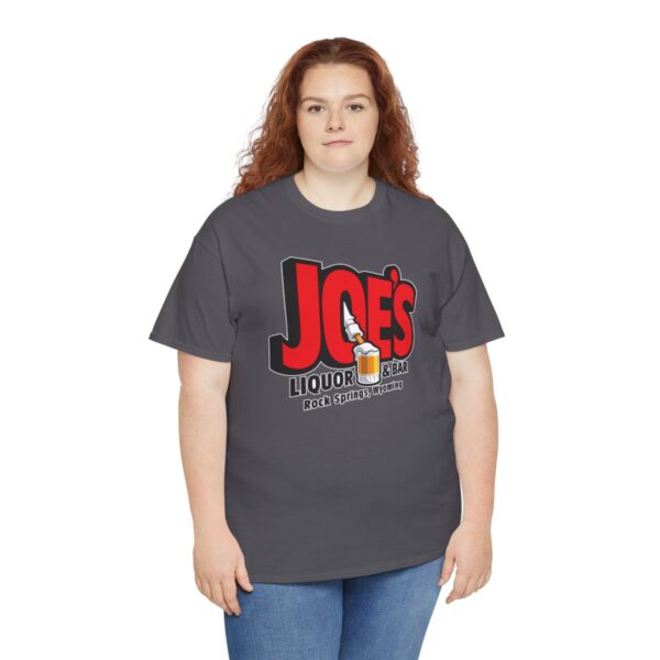 Joe's Liquor & Bar Men's Heavy Cotton T-shirt - Image 123