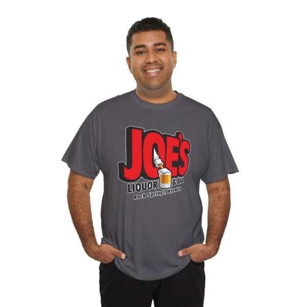 Joe's Liquor & Bar Men's Heavy Cotton T-shirt - Image 125
