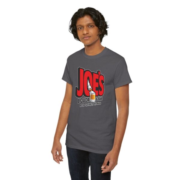 Joe's Liquor & Bar Men's Heavy Cotton T-shirt - Image 127