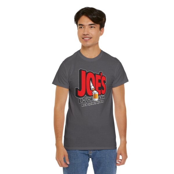 Joe's Liquor & Bar Men's Heavy Cotton T-shirt - Image 129