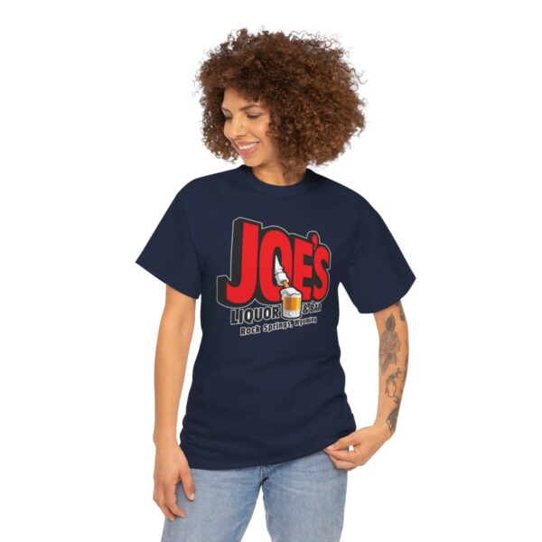 Joe's Liquor & Bar Men's Heavy Cotton T-shirt - Image 11