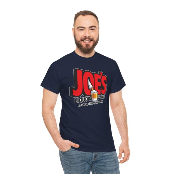 Joe's Liquor & Bar Men's Heavy Cotton T-shirt - Image 13