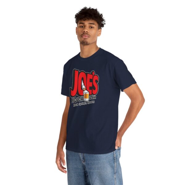 Joe's Liquor & Bar Men's Heavy Cotton T-shirt - Image 14