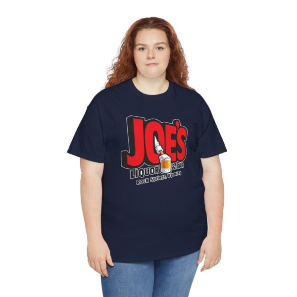 Joe's Liquor & Bar Men's Heavy Cotton T-shirt - Image 15