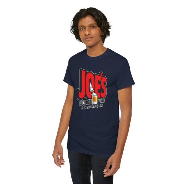 Joe's Liquor & Bar Men's Heavy Cotton T-shirt - Image 19
