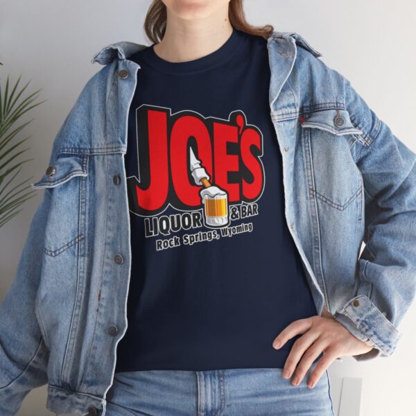 Joe's Liquor & Bar Men's Heavy Cotton T-shirt - Image 23