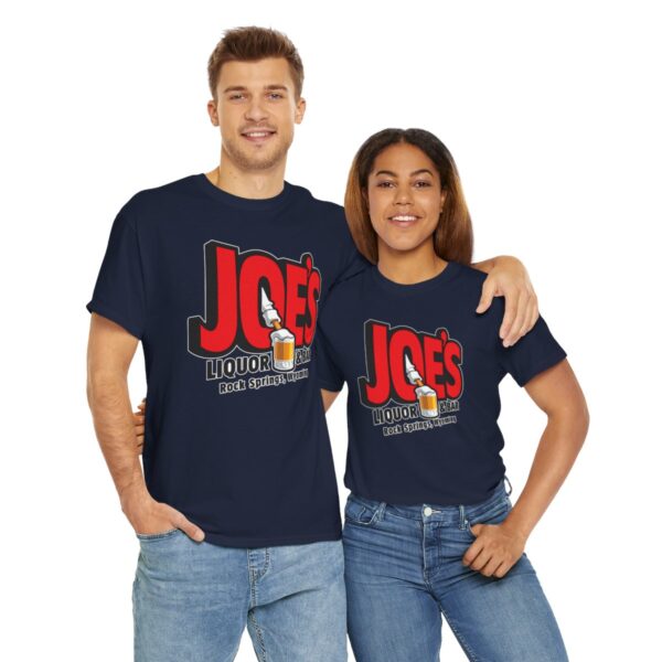 Joe's Liquor & Bar Men's Heavy Cotton T-shirt - Image 24