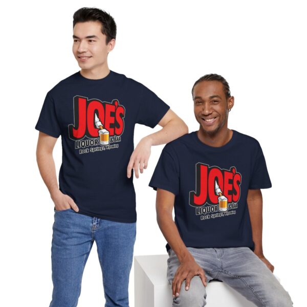 Joe's Liquor & Bar Men's Heavy Cotton T-shirt - Image 26