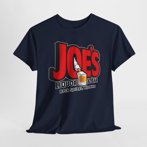 Joe's Liquor & Bar Men's Heavy Cotton T-shirt - Image 6