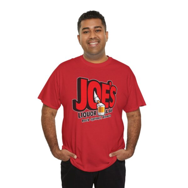Joe's Liquor & Bar Men's Heavy Cotton T-shirt - Image 179