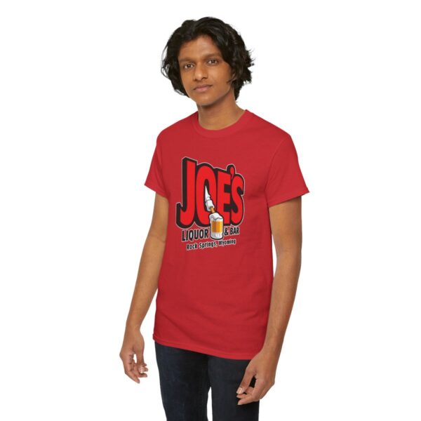 Joe's Liquor & Bar Men's Heavy Cotton T-shirt - Image 181