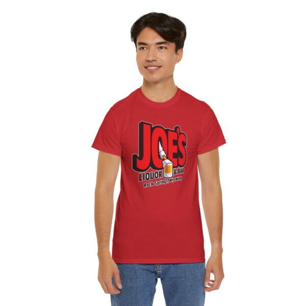 Joe's Liquor & Bar Men's Heavy Cotton T-shirt - Image 183