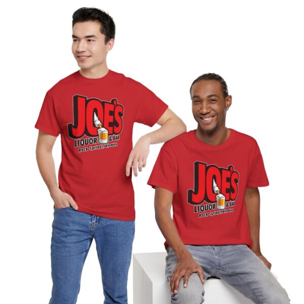 Joe's Liquor & Bar Men's Heavy Cotton T-shirt - Image 188