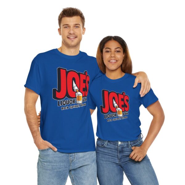 Joe's Liquor & Bar Men's Heavy Cotton T-shirt - Image 159
