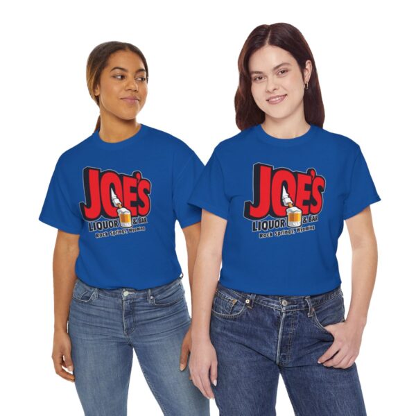 Joe's Liquor & Bar Men's Heavy Cotton T-shirt - Image 160