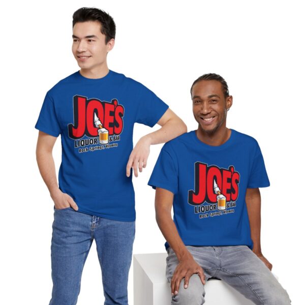 Joe's Liquor & Bar Men's Heavy Cotton T-shirt - Image 161