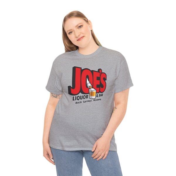 Joe's Liquor & Bar Men's Heavy Cotton T-shirt - Image 93