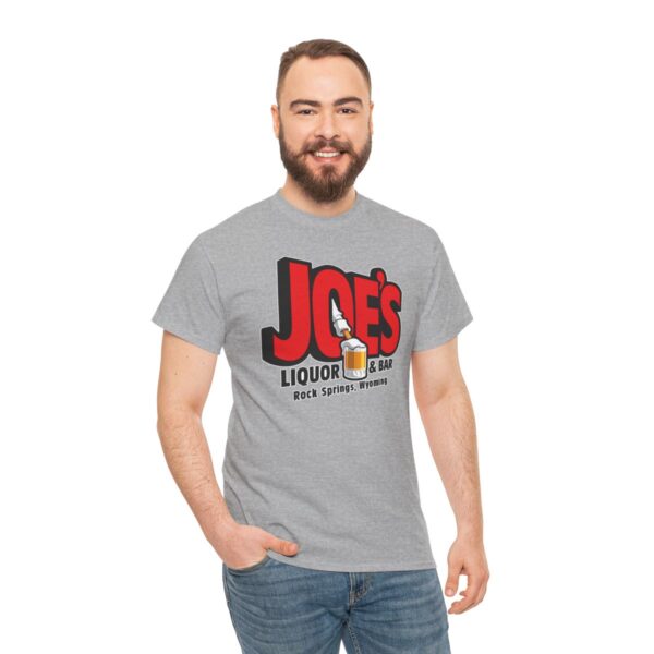 Joe's Liquor & Bar Men's Heavy Cotton T-shirt - Image 94
