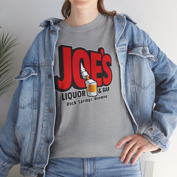 Joe's Liquor & Bar Men's Heavy Cotton T-shirt - Image 104