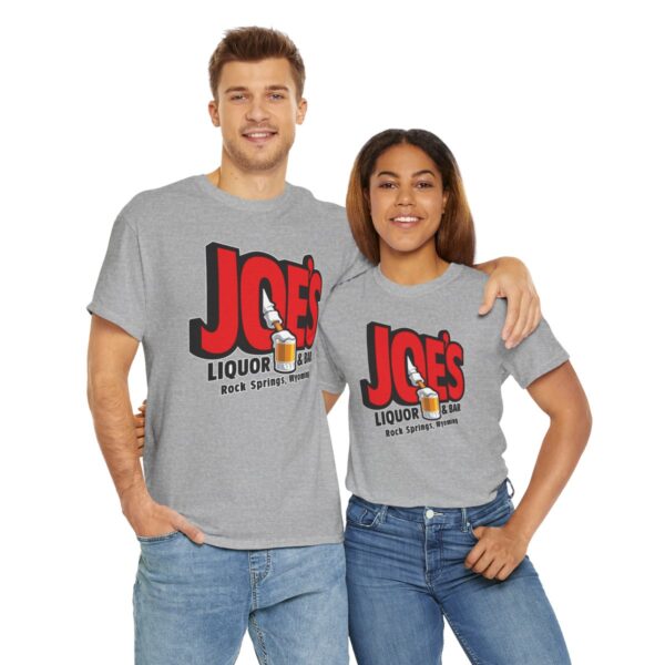 Joe's Liquor & Bar Men's Heavy Cotton T-shirt - Image 105
