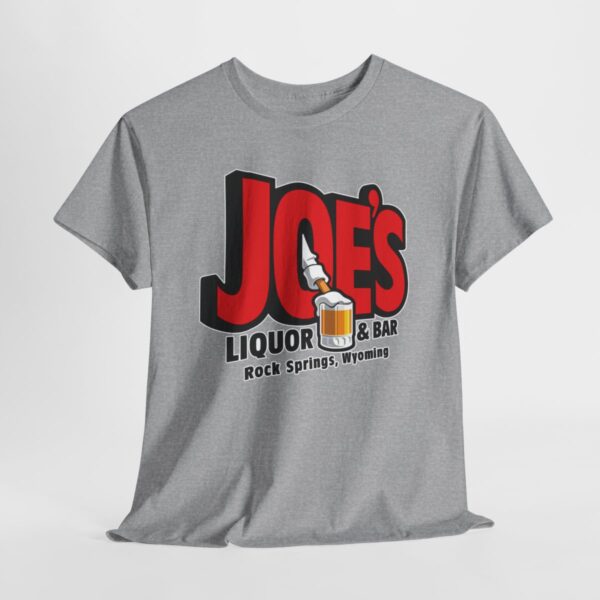 Joe's Liquor & Bar Men's Heavy Cotton T-shirt - Image 87