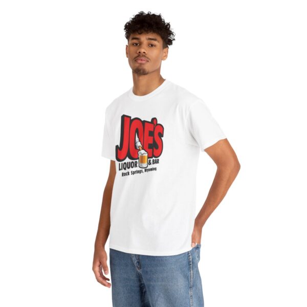 Joe's Liquor & Bar Men's Heavy Cotton T-shirt - Image 41