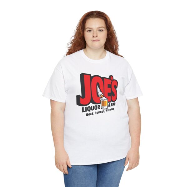 Joe's Liquor & Bar Men's Heavy Cotton T-shirt - Image 42