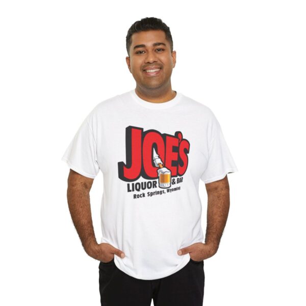Joe's Liquor & Bar Men's Heavy Cotton T-shirt - Image 44