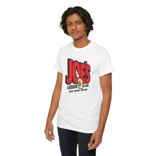 Joe's Liquor & Bar Men's Heavy Cotton T-shirt - Image 46
