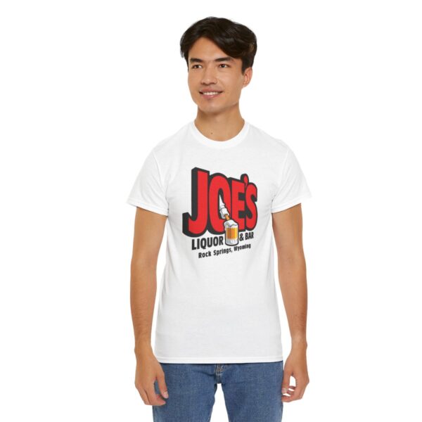 Joe's Liquor & Bar Men's Heavy Cotton T-shirt - Image 48