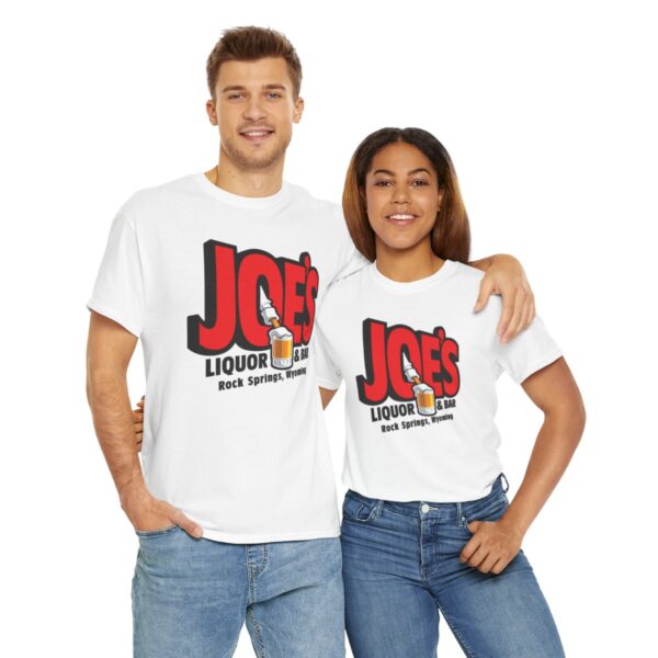 Joe's Liquor & Bar Men's Heavy Cotton T-shirt - Image 51
