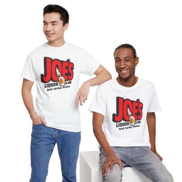 Joe's Liquor & Bar Men's Heavy Cotton T-shirt - Image 53