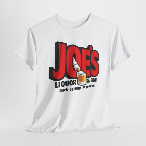 Joe's Liquor & Bar Men's Heavy Cotton T-shirt - Image 33