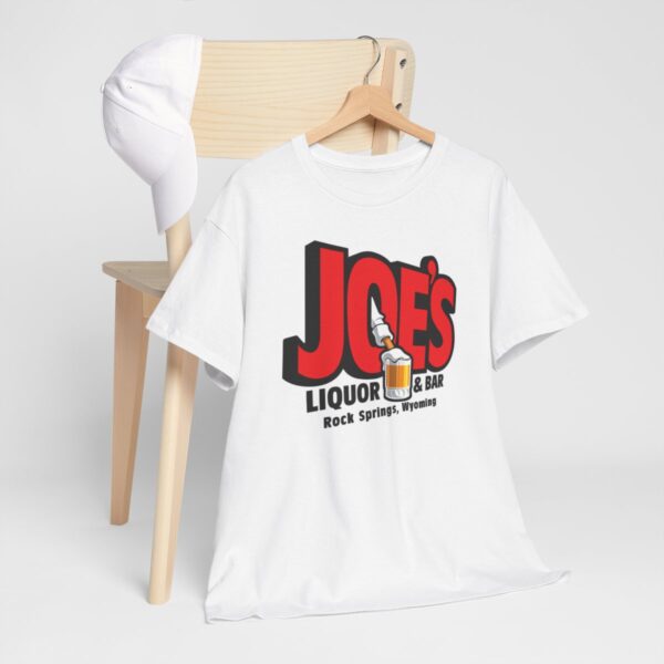 Joe's Liquor & Bar Men's Heavy Cotton T-shirt - Image 35